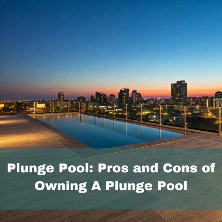 Plunge pool Pros and Cons of owning a plunge pool