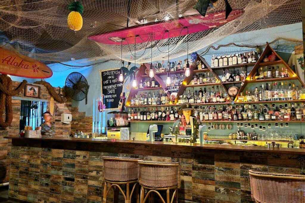 Blue kahunas bar