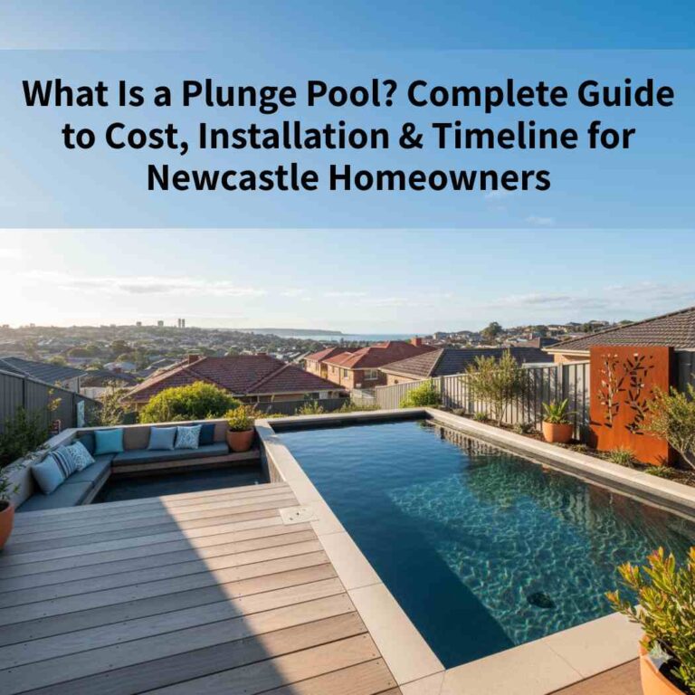 What Is a Plunge Pool? Complete Guide to Cost, Installation & Timeline for Newcastle Homeowners