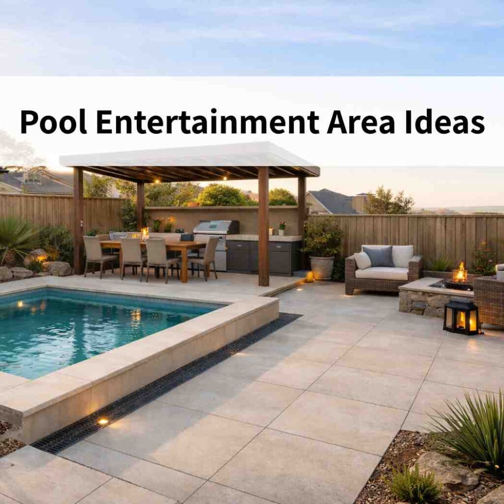 Pool Entertainment Area Ideas
