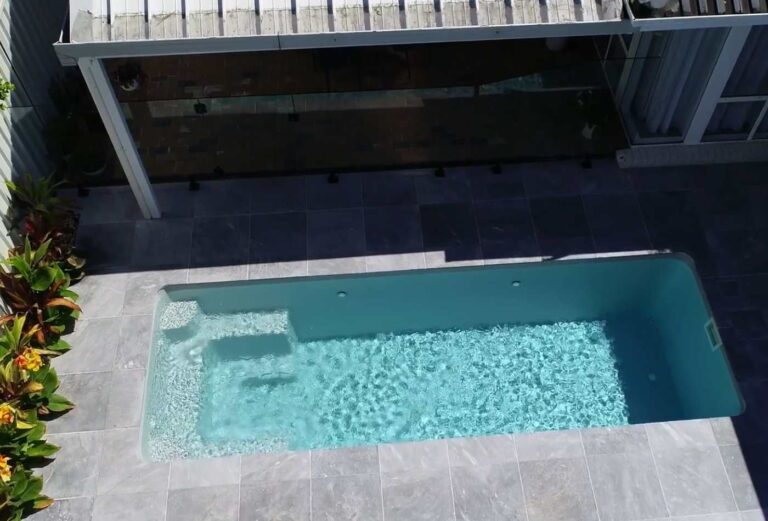 small rectangle plunge pool