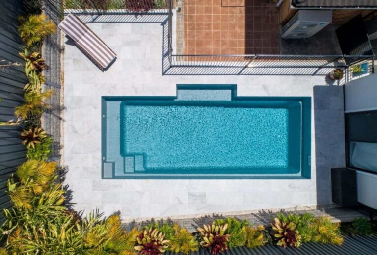 small rectangle pool